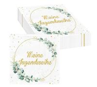 20 servilletas decorativas para fiestas juveniles, 33 x 33 cm, servilletas de eucalipto, decoración de mesa, para niña y niño