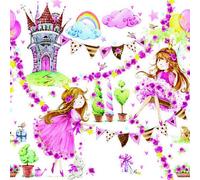 20 servilletas desechables con diseño de princesa su hijo (33 x 33 cm)