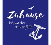 20 servilletas en casa es donde cae el ancla, refranes, marítimo, mar, decoración de mesa, decoupage, técnica de servilletas, 33 x 33 cm