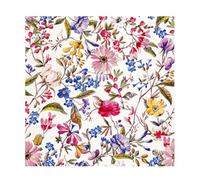 20 Servilletas Florentina flores, servilletas de flores para jardín y naturaleza, como decoración de mesa, decoupage y técnica de servilletas, 33 x 33 cm