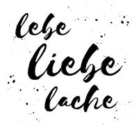 20 Servilletas Lebe Liebe Lache | Texto | Invitados | Decoración de mesa | Decoupage | Servilletas 33 x 33 cm