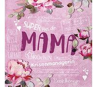 20 Servilletas Mamá Gerente de Crisis | Decoración de mesa | Decoupage | Servilletas 33 x 33 cm