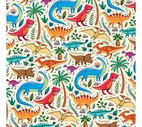 20 servilletas Planeta de los dinosaurios | Dinos | Niños | Cumpleaños | Niño | Niña | TRex | Diseño infantil | Cumpleaños infantiles | Artesanía | Decoupage | Servilletas | Decoración de mesa 33 x