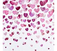 20 servilletas rosas lluvia corazón | corazones | boda | matrimonio | amor | día de San Valentín | matrimonio | decoración de mesa | decoupage | decoupage | decoupage | decoupage | decoupage |