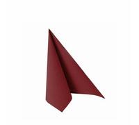'20 servilletas"Royal Collection pliegue 1/4, 25 x 25 cm color burdeos
