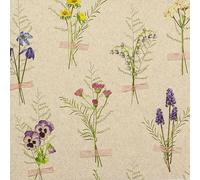 20 servilletas sostenibles de papel reciclado flores de primavera encuadernadas como decoración de mesa. Servilletas de papel con diseño. De material reciclado ecológico y sostenible 33 x 33 cm