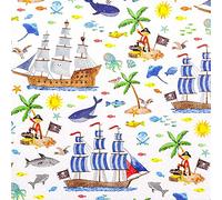 20 Servilletas Todo para la vida pirata, niño | niños | decoración de mesa | decoupage | técnica de servilletas 33 x 33 cm