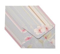 20 sobres con estampado floral para tarjetas de Valentín y envío de de carta floral tradicional