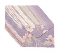 20 sobres con patrón floral antiguo de 6.46 x 4.4 pulgadas, sobres plegables para invitación de boda, tarjeta de San Valentín y correo, juego de escritura de moda europea