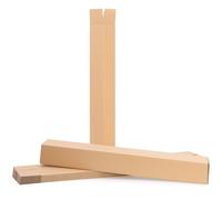 20 Sobres cuadrados de cartón 775 x 105 x 105 mm shipping roll shipping tube cardboard box || save postage - NOW WITHOUT BULKING COVER || cartón plegable shipping carton