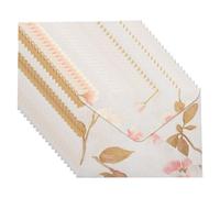 20 sobres florales retro de 6.46 x 4.4 pulgadas, soporte para tarjetas de papel para invitaciones de boda, tarjetas de felicitación, sobres antiguos y juego de cartas