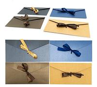 20 Sobres Papel Kraft con Cinta, Sobres Regalo para Invitaciones 20 x 11 cm, Multicolor