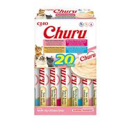 20 sobres x 14 g Churu Variedades de Marisco Snack Líquido para gatos