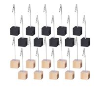 20 Soportes Para Fotos, Tarjetas De Mensaje, Soporte Para Tarjetas Postales De Madera, Estantes Para Fotos, Soporte Para Tarjetas De Visita Para Bodas, Soporte Para Tarjetas De Escritorio