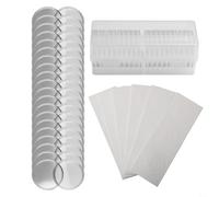 20 soportes redondos transparentes para cápsulas de monedas con almohadillas de EVA y caja de almacenamiento para monedas de 17/20.5/25/27/30/32/40/46 mm, contenedor protector transparente PS para