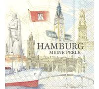 20 Su Servilletas Hamburg Meine Perle