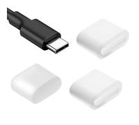 20 tapas antipolvo USB C, silicona transparente tipo C, tapón antipolvo para puerto de carga, cubierta protectora para cualquier puerto macho de carga tipo C