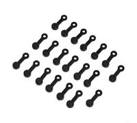 20 tapas de purga de freno hidráulico de goma para mantenimiento de purga de pinza de freno de disco en varios tipos de cuadro de bicicleta (negro)