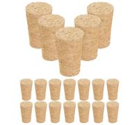20 tapones de corcho de repuesto para botellas de vino, tapones de corcho para botellas de vidrio, tapón de corcho para botellas de vino tin