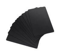 20 tarjetas coloridas de PVC habilitadas para NFC con 216 chips, almacenamiento de 888 bytes y tarjeta de visita digital de lectura/escritura de alta frecuencia de 13.56 MHz (negro)