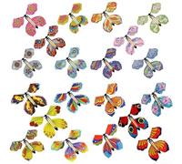 20 tarjetas de mariposa de plástico y papel para uso sensorial en apoyo del autismo y estrategias de TDAH