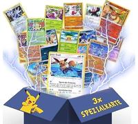 20 tarjetas originales de Pokémon, en alemán, 1 raro + 2 holo, juegos actuales, tarjetas coleccionables para niños y coleccionistas, incluye protección de envío HeartGlobal | Idea de regalo Pokémon