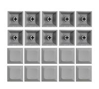 20 teclas PBT sin grabado en blanco, perfil DSA, altura 1U, sublimación, tapas para interruptores Cherry Mx 1U