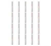 20 tensores de cable invisibles de acero inoxidable 316 para barandilla de cuerda de 1/8 pulgadas, soportes de montaje ocultos, plateados, para interior y exterior