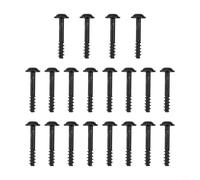 20 tornillos de carcasa de filtro de aire, pernos de retención de acero al manganeso, cabeza cruzada, kit T25 para Opel para Opel Air Cleaner sujetadores negro mantenimiento habitual del coche