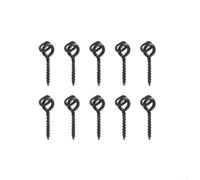 20 tornillos de cebo con anillo giratorio para pesca de carpa, ideal para conexión flotante de boilies