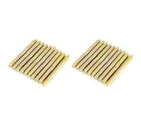 20 Tornillos de Pasador de Doble Punta de 6 * 60 Mm, Tornillos para Madera que Conectan Muebles para Proyectos de Carpintería