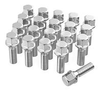 20 tornillos de rueda I M12 x 1,5 x 28 mm I Cono Cono Cono SW 17 mm I Compatible con BMW