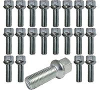 20 tornillos de rueda, M12 x 1,5, 60 mm, R12, aptos para llantas de aluminio Mercedes