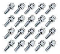 20 tornillos de rueda M12 x 1,5 SW17 28 mm bola pernos pernos de rueda elección de longitud compatible con Skoda VW Mercedes
