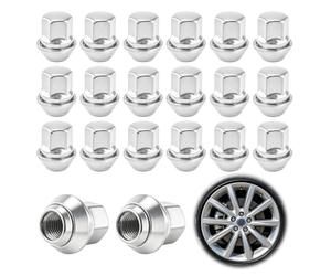 20 tuercas de rueda M12 x 1.5 para Ford Focus Fiesta KA Mondeo Kuga antes de 2012