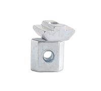 20 tuercas deslizantes con ranura en T robustas y prácticas de 2020, cuadradas bloque galvanizadas alta resistencia for muebles(M3)