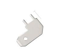 20 Uds 2,8 4,8 6,3 MM conector de latón estañado placa de circuito terminal de soldadura PCB espesor de terminal de soldadura (Color : 6116-6.3x0.8mm, Size : 20 Pcs)
