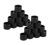 20 Unidades Anillo Centrador de Llanta para Coche, Acero Negro, Equilibrio | Acero de Muelle 65 Manganeso, Reduce Vibración y Desgaste, Uso en Taller y Bricolaje