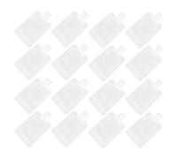 20 Unidades Bolsas con Boquilla para Loción 100ml PET Pa PE Blanco | Antifugas y Control de Porción, para Champú y Jabón Líquido, Viaje, Gimnasio y Uso Familiar