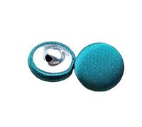 20 Unidades Botones de Paño Cubiertos de Seda con Tallón Metal para Vestido Novia Traje Smoking