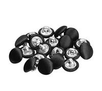 20 Unidades Botones de Paño Cubiertos de Seda con Tallón Metal para Vestido Novia Traje Smoking