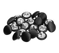 20 Unidades Botones de Paño Cubiertos de Seda con Tallón Metal para Vestido Novia Traje Smoking