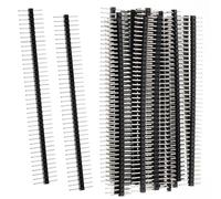 20 unidades de 2,54 mm Breakaway Platine 40 Pin Header Male and Female Pins Header PCB Soldering Pin para placa perforada