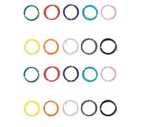 20 unidades de 20 colores 3D de filamento para 3 Doodlers Start Pen de 1,75 mm, filamento PCL 3D, recargas para 3Doodler Start+ Pen Recarga de 5 m de longitud