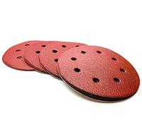 20 unidades de 8 agujeros 180 mm discos de lija StarkeAGB para lijadora de pared, lijadora de techo, lijadora de paneles en seco, incluye 5 hojas: 80/120/180/240 en total 20 hojas
