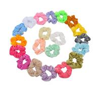 20 unidades de accesorios para el cabello de terciopelo de con banda elástica grande para cabello grueso de mujer, para el cuidado del cabello sin daños durante el sueño.