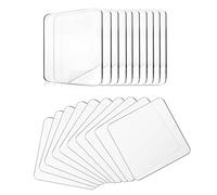 20 unidades de almohadillas adhesivas de doble cara, extrafuertes, extremadamente fuertes, reutilizables, transparentes, nano, cinta adhesiva lavable, sin dejar rastros, para alfombras, azulejos,