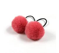 20 unidades de bonitos tocados de 5 cm, pompones para el pelo de bebé, pequeñas bolas para coletas, coletas de pelo para niñas, gomas para el pelo para bebé, accesorio para el cabello, soporte para