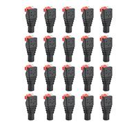 20 Unidades de Conector de alimentación CC de Aguja Chapado en Oro, Enchufe Hembra; Adaptador inalámbrico con Interfaz de presión por Tornillo; Enchufe Hembra CC de Alta