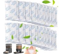 20 unidades de desecante para oneisall 3,5L/5L alimentadores automáticos gatos, bolsa de gel desecante de repuesto para comederos para gatos y perros, alimentos, tiendas de trueque